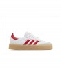 adidas Sambae White Better Scarlet Gum  WMNS