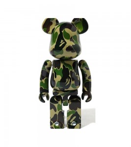 Bearbrick x BAPE Medicom Toy ABC Camo Chogokin 200% Green