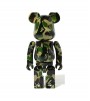 Bearbrick x BAPE Medicom Toy ABC Camo Chogokin 200% Green