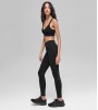Леггинсы Alo Yoga Seamless High-Waist Two Tone Rib Black