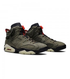 Кроссовки Travis Scott x Air Jordan 6 Retro 'Olive' - Фото №2