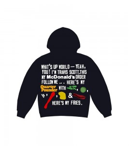 Худи Travis Scott x CPFM 4 CJ Script Black