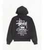 Худи Stussy Summer Classics Hoodie Garment Dyed Faded Black