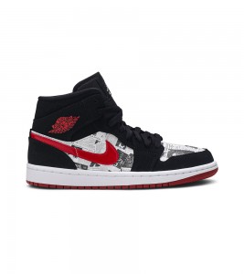 Кроссовки Jordan 1 Mid Newspaper Air Times
