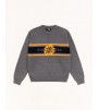 Свитер Stussy Striped Hibiscus Sweater Grey
