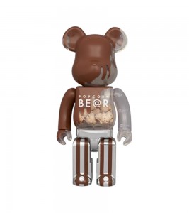 Bearbrick Popcorn Be@R Chocolate Ver. 400%