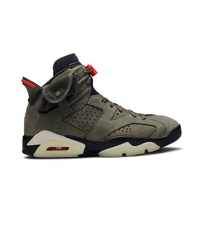 Кроссовки Travis Scott x Air Jordan 6 Retro 'Olive'