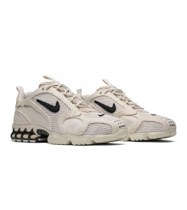 Stussy x Nike Air Zoom Spiridon Cage 2 Fossil - Фото №2
