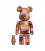 Bearbrick Andy Warhol x JEAN-MICHEL BASQUIAT #2 100% & 400%