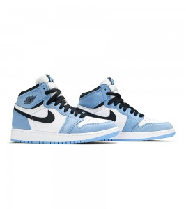 Кроссовки Air Jordan 1 Retro High White University Blue Black GS - ???? ?20