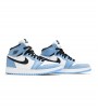 Кроссовки Air Jordan 1 Retro High White University Blue Black GS