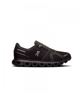 On Running Cloud 6 Wide Black Black Wmns