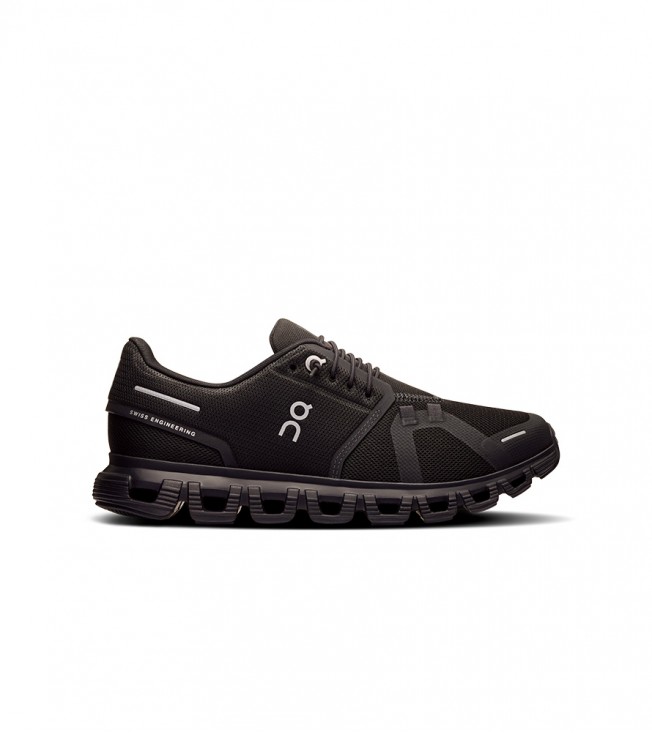 On Running Cloud 6 Wide Black Black Wmns