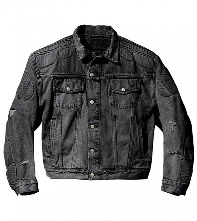 Yeezy Gap Engineered By Balenciaga Padded Denim Jacket Grey Wash