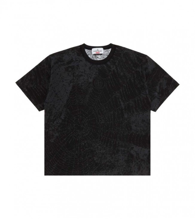 Футболка Supreme Stone Island S/S Top (FW23) Black