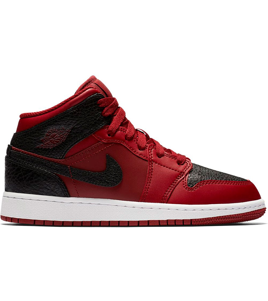 Кроссовки Air Jordan 1 Mid Team Red 