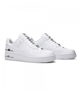 Nike Air Force 1 Double White Black - Фото №2