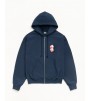 Худи Stussy Tall Dice Zip Hoodie Navy