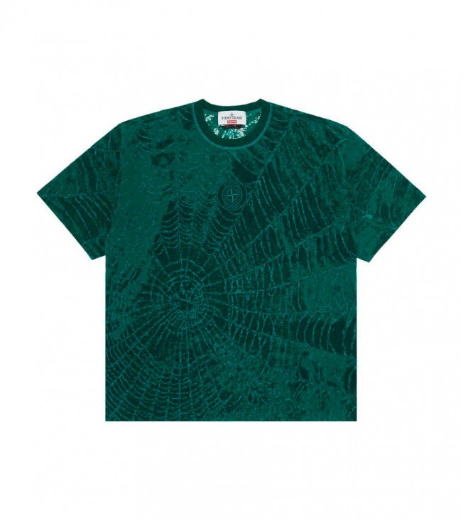 Футболка Supreme Stone Island S/S Top (FW23) Dark Green