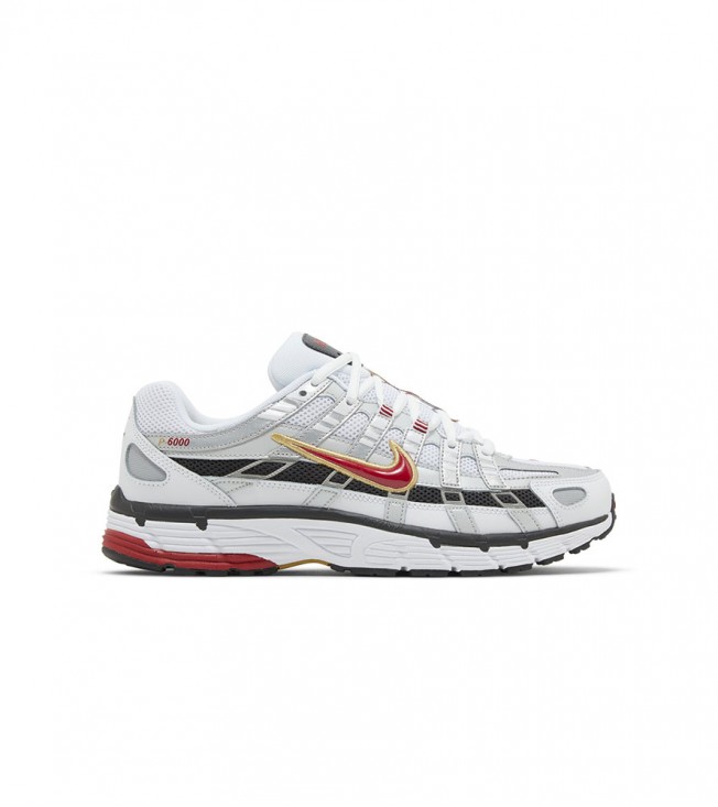 Nike P-6000 Platinum Varsity Red