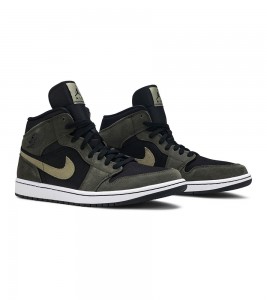 Кроссовки Air Jordan 1 Mid Military Olive WMNS - ???? ?20