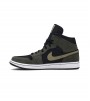 Кроссовки Air Jordan 1 Mid Military Olive WMNS