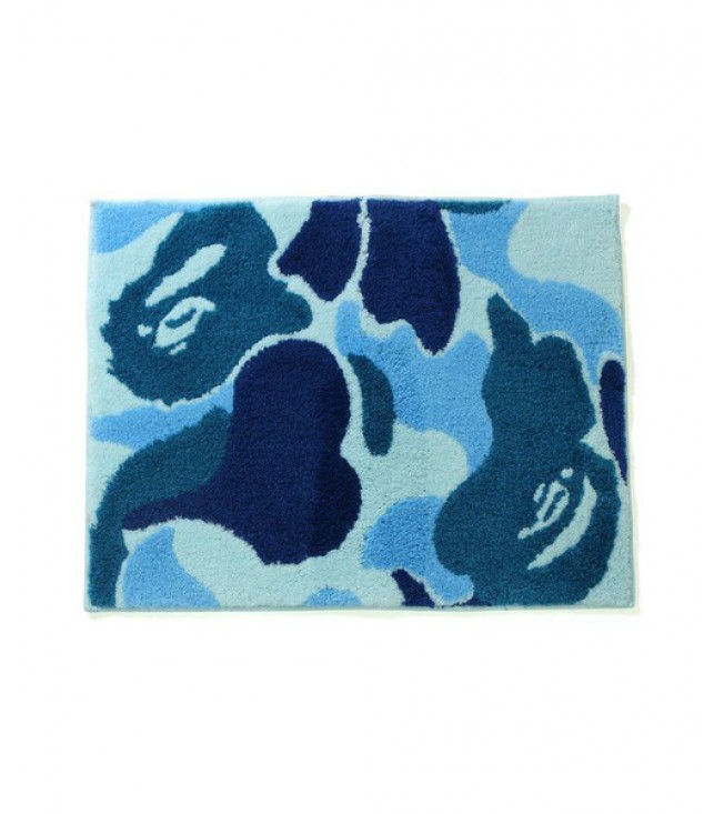 BAPE ABC Camo Rug Mat Blue 62x82см