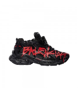 Balenciaga Runner Graffiti Black Red