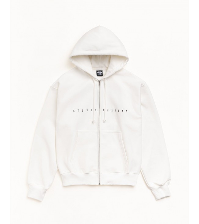 Худи Stussy S Box Zip Hoodie Off White
