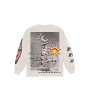Travis Scott Air Records Long Sleeve T-shirt Natural
