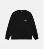 Stussy Basic Ls Tee Pigment Dyed Black