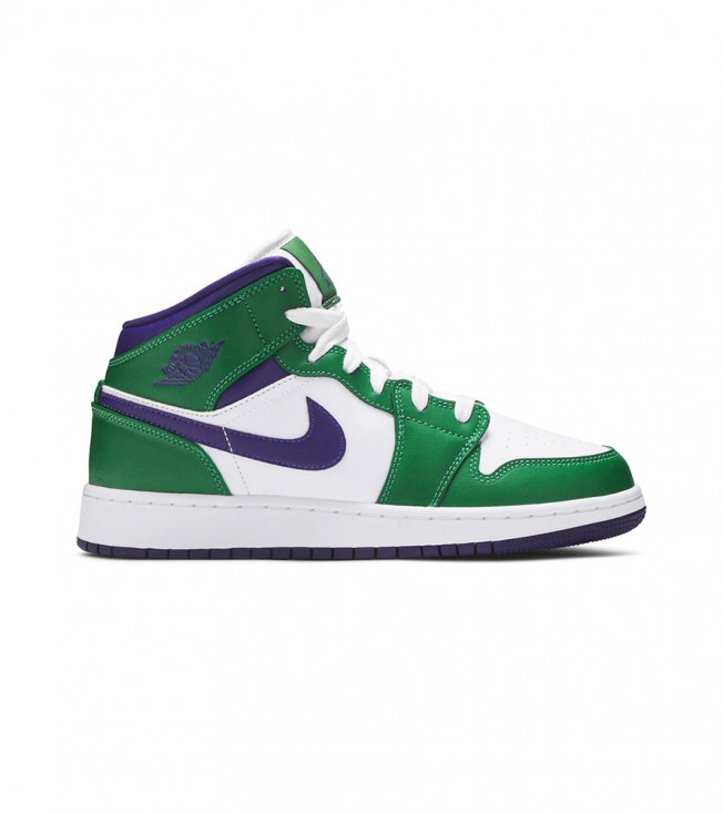 Кроссовки Air Jordan 1 Mid Incredible Hulk GS