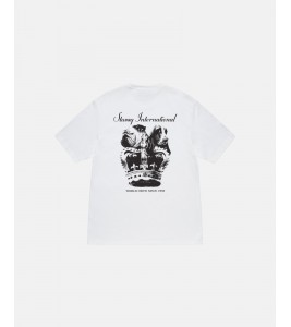 Stussy Dog Crown Tee White