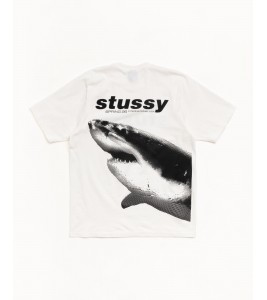 Футболка Stussy Shark Tee Pigment Dyed Natural - ???? ?20