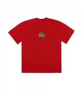 Футболка Travis Scott x McDonald's Sesame Inv III Red