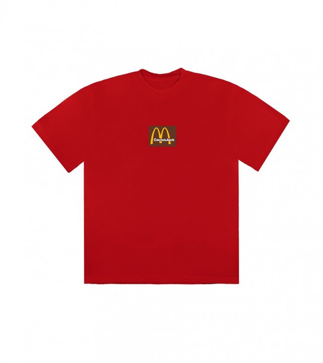 Футболка Travis Scott x McDonald's Sesame Inv III Red