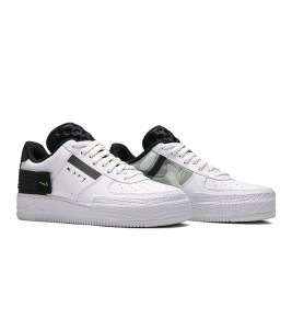 Nike Air Force 1 Type White Black - Фото №2