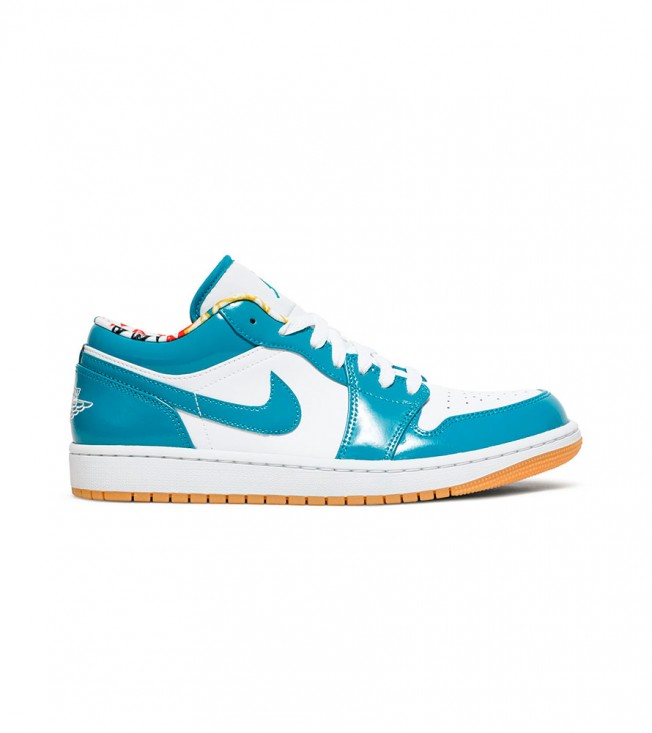 Кроссовки Jordan 1 Low SE Barcelona Cyber Teal