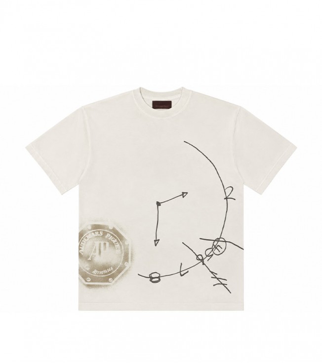 Футболка Travis Scott x Audemars Piguet Time Zones Tee White