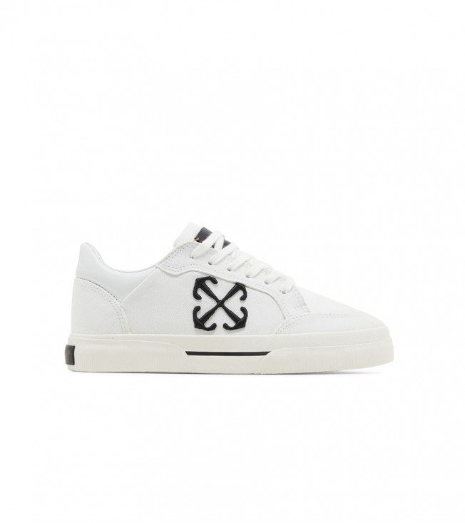 Off-white New Low Vulcanized White Black Wmns