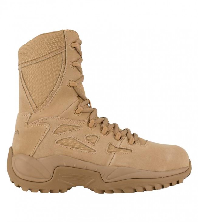 Мужские Reebok 8" Rapid Response RB Composite Toe Side-Zip Boots