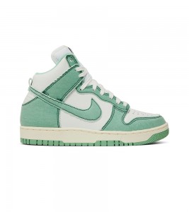 Nike Dunk High 1985 Enamel Green Denim WMNS