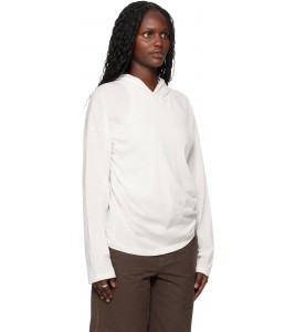 Худи Fear Of God Essentials Off-White Holiday Embroidered Classic Fit Long Sleeve Hoodie - Фото №2