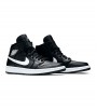 Кроссовки Air Jordan 1 Mid Black White WMNS