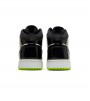 Кроссовки Air Jordan 1 Mid Black Cyber Mystic Green GS