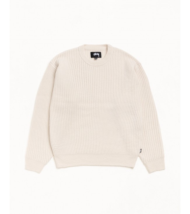 Свитер Stussy Waffle Knit Cashmere Crew Natural