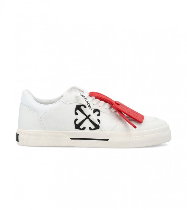 OFF-WHITE New Low Vulcanized White Black