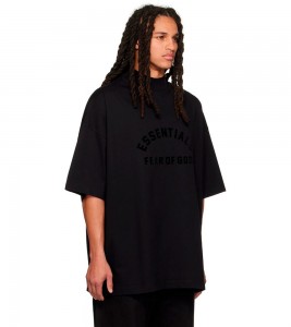 Футболка Fear of God Essentials Black Bonded T-Shirt Jet Black - Фото №2