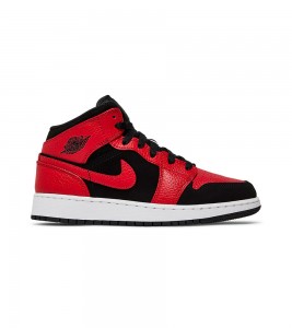 Кроссовки Air Jordan 1 Mid Reverse Bred GS