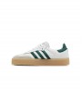 adidas Sambae White Collegiate Green Gum  WMNS